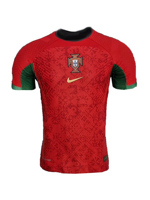 Portugal home jersey soccer uniform men's first football tops sport shirt 2022